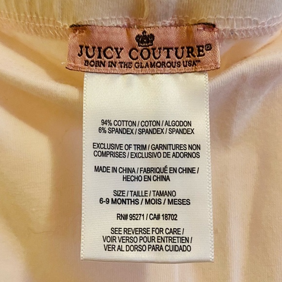 NEW! Juicy Couture Heavenly Floral 2 Piece Legging Set - Picture 10 of 11